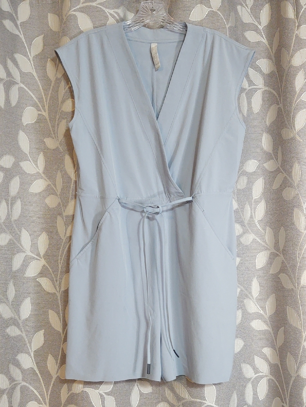 Athleta Pale Blue Sleeveless Romper size S